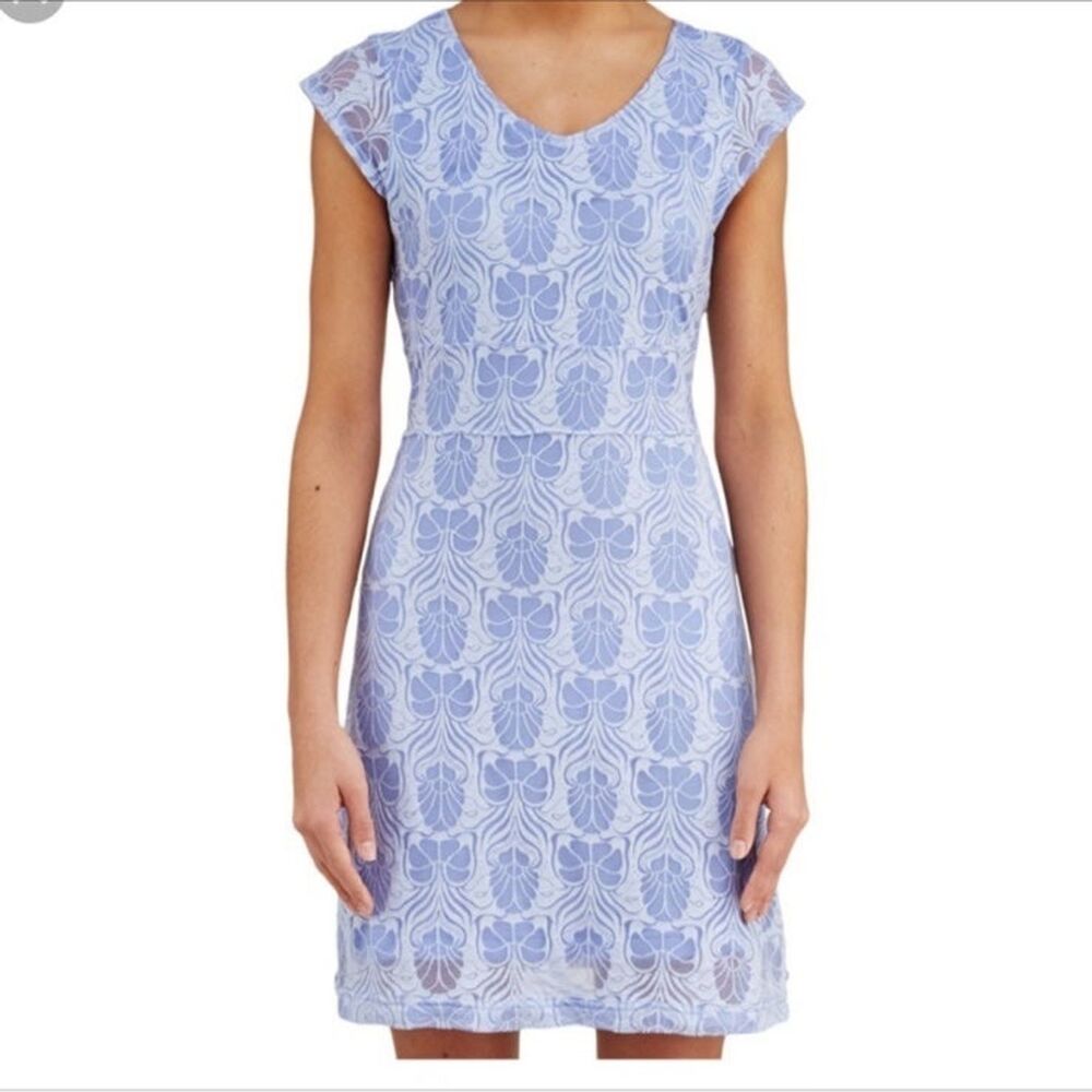 Merrell Women's Flora Deco Short Sleeve Dress Purple Size XS NWT